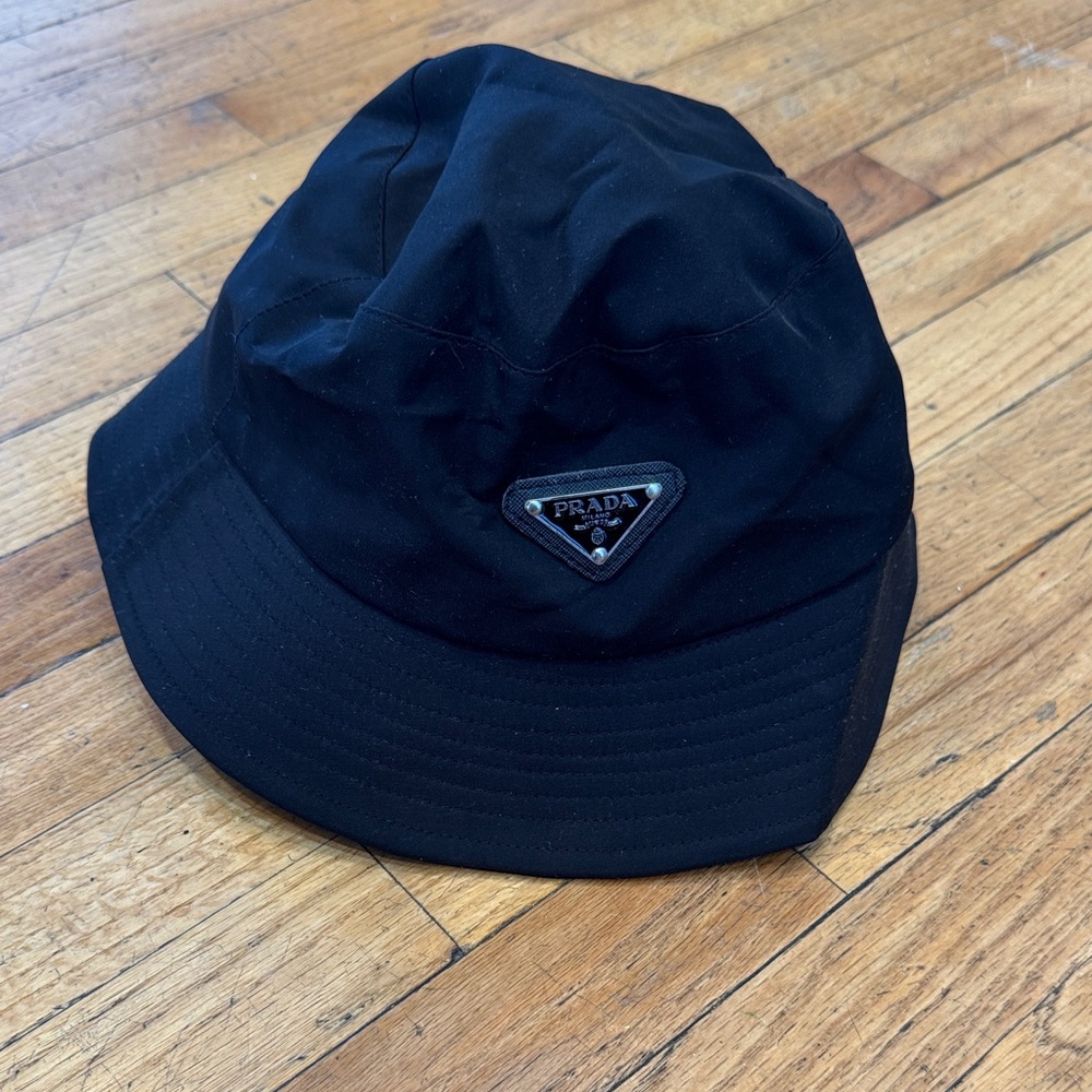 Prada Classic Black Bucket Hat